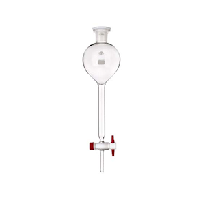 Simax Separating Funnel, Acc. to Gilson, with 29/32 Socket Joint Stopper, Teflon Stopcock, Key No. 2, 250mL, Boro Glass, European, Each Each