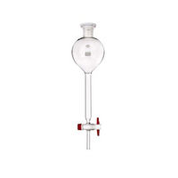 Simax Separating Funnel, Acc. to Gilson, with 29/32 Socket Joint Stopper, Teflon Stopcock, Key No. 4, 500mL, Boro Glass, European, Each Each