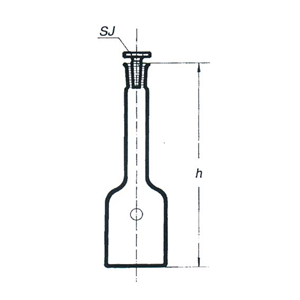 Flask Stohmann Glass Stop 2 Liters Socket Joint 29/32 Each