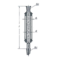 Simax Distillation Column, Hempel Jacket, Socket Joint 14/23, 17mm Inner Diameter, 32mm Outer Diameter, Each Each
