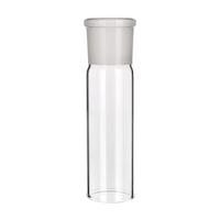 Simax Ground Glass Joint, Standard Socket Joint, 40/38, 46 x 150(L) mm, Straight, Borosilicate Glass, European, Each Each