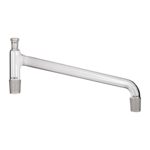 Simax Stillhead for Thermometer, with Socket Joint (1) 29/32, (2) 14/23, 300mm, Borosilicate Glass, European, Eah Each