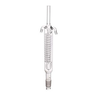 Simax Condenser, Coil Acc. Dimroth, Socket Joint 14/23, 200(L) mm, 11 Balls, Borosilicate Glass, Each Each