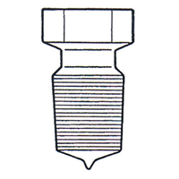 Stopper Recyclable Plastic Octagonal Hollow Socket Joint 19/26 European Each