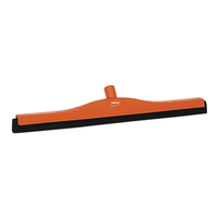 Vikan Floor Squeegee, With Replacement Cassette, 115 x 600 x 85mm, Orange, Each Each
