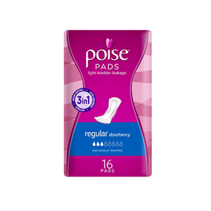 Pad Poise Regular (Light) 16/Pk Pack