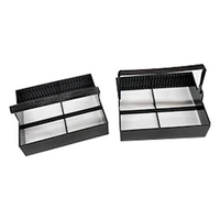 Staining Jar/Rack, 25 Slide Capacity, 91 x 79 x 38mm, Recyclable Polyoxymethylene POM, European, Each Each