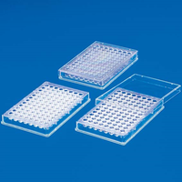 Microtiter Plate, Recyclable Polystyrene, V Bottom, 2/Bag 25 Bags/Carton Carton