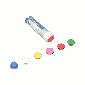 Aptaca Cryotube Coloured Inserts, Light Blue, PVC, Cap Only for Tube Internal and External Thread, 1,000 Pieces/Pack