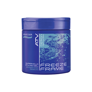 Natural Look ATV Freeze Frame Superhold Styling Gel, 500g, Each Each