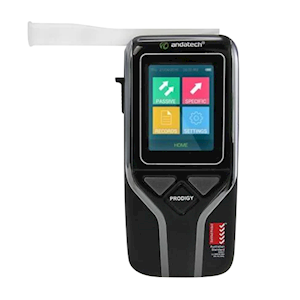 Andatech Prodigy S Portable Workplace Breathalyser, 14.0cm, 6.5cm, 3.2cm, Black, Each Each