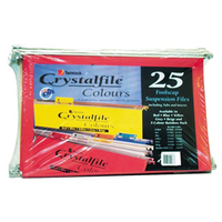 CRYSTALFILES RAINBOW ASST. COL. PK/25 Pack