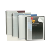 A4 MARBIG CLEAR FILE POCKET DISPLAY BOOKS,CLEAR 10/PKTS Each