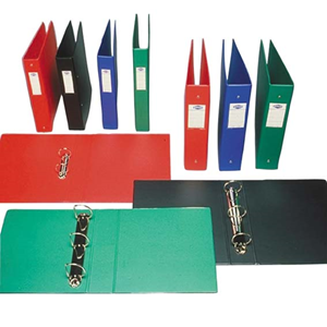 Marbig Deluxe Insert Ring Binder, A4, 50mm, 3 D-Rings, Red, Each Each