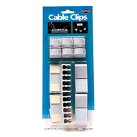 CABLE CLIPS FOR CPU MONITOR & PRINTER SET Set
