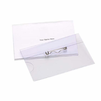 Name Badge Card Holder Mbg Pin Only Box/50 Box