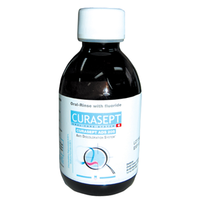 Out of Date, Curasept 0.05 Percent Chlorhexidine Mouth Rinse 200ml, Each Bottle, Price Discounted, While Stocks last Each