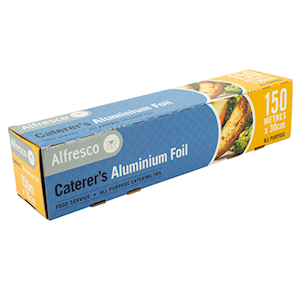 Aluminium Foil 30cm. x 150 metres All Pure 11 Micro 6/Carton Carton