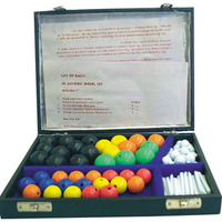 Atomic Model Set 60 Balls. Black Case Set