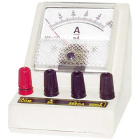 Livingstone Ammeter, Triple Range 0 - 50mA/0 - 500mA/0 - 5000mA, Square, Each Each
