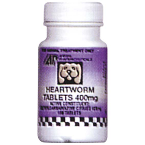 HEARTWORM PREVENTION TABS 400MG 100'S Each