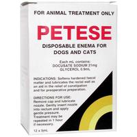 Petese Enema 12x 5ml Each