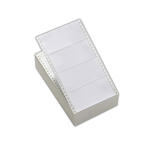 DOT MATRIX LABELS 89X24MM WHITE 3 ACROSS 2500/BX Box