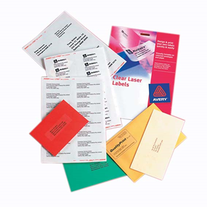 Avery Laser Address Labels, L7562, 16UP, 99.1 x 34mm, Clear, 25 Sheets/Pack Box