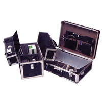Doctor's Bag, 41 Width x 24 Depth x 31 Height cm, Concertina Black, Each Each