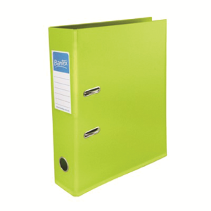 L/ARCH BINDER A4 70MM LIME EACH Each