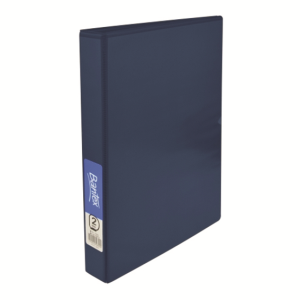 Bantex Insert Ring Binder, A4, 38mm, 2 D-Rings, Blue, Each Each