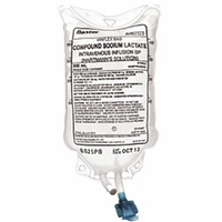 Baxter Intravenous IV Infusion Viaflex Compound Sodium Lactate, Hartmann's BP Solution, 500ml, 18 Bottles/Carton Carton