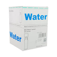 B. Braun Water For Injection (Miniplasco), 20mL Ampoule, 20 Ampoules/Box Box