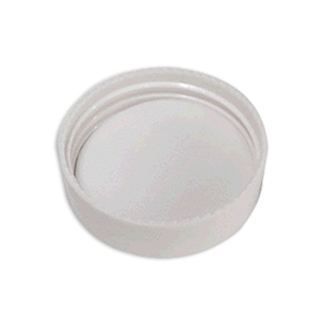 Livingstone Screw Cap, for 65mL Glass Jar (BCH0856N), White Each Each