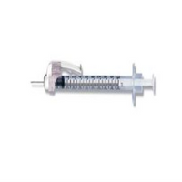 BD SafetyGlide Insulin Syringe, 1ml with Needle 29 Gauge x 0.5 Inch, 12.7mm, Sterile, 100 Pieces/Box Box