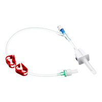 BD Secondary Set, 41cm, Priming Volume 2ml, Bore 3mm, Polyethylene, DEHP Free, Vented/Unvented, Back-check valve, Low Sorbing, 50 Pieces/Carton