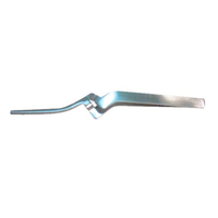 Bausch Articulating Paper Forceps, Curved, Stainless Steel, Each Each