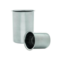 Beaker, 500ml, without Spout, Stainless Steel, Each