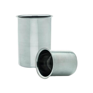 Beaker, 500ml, without Spout, Stainless Steel, Each
