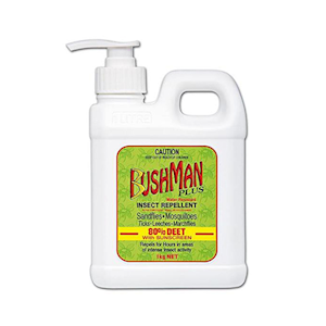 Bushman Plus Pump, 1kg, 80pct Deet, Each