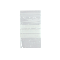Livingstone Resealable Zip Lock Bag with 3 White Panels