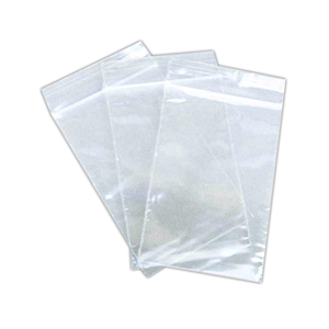 Livingstone Resealable Zip Lock Bag, 90 x 150 mm, 40 microns Thick, Recyclable Plastic, Clear, 100/Pack Pack