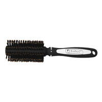 Sofeel Anti Slip Hair Brush, 2.5cm, 100pct Boar Bristle, 16 Hole Radial, Black, Each