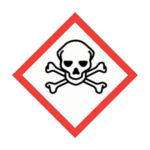 Brady Skull and Crossbones Pictograms, 15 x 15mm, Self Adhesive Vinyl, 40 Pieces/Pack Pack