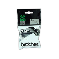 BROTHER TAPE P-TOUCH 9MM BLK ON SILVER M-921 EA Each