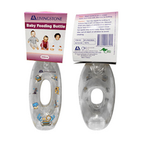 Livingstone Split Hold Baby Feeding Bottle with Teat & Cover
