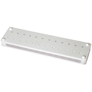 Svenska Metal Aluminium Bur Block, Friction Grip, 24 Hole, Each Each