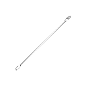 Baxter Extension Set, 21 inches Length, 2.4ml, with Male Luer Lock Adapter, 2C6226, 50/Carton Carton