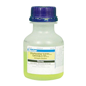 Baxter Chlorhexidine 0.015 Percent w/v and Cetrimide 0.15 Percent w/v, 100ml in Steripour Recyclable Plastic Bottle, 24/Carton