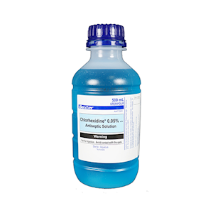 Baxter Chlorhexidine Acetate Aqueous Steripour Bottle